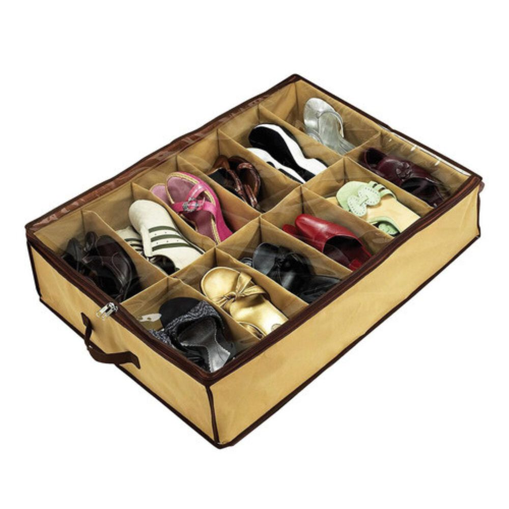 Organizador De Zapatos Bajo Cama Para 12 Pares image number 0.0